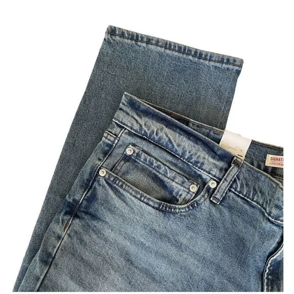 Signature by Levi Strauss Slim Fit Denim Jeans  Mens Size 38X30 - Picture 14 of 14